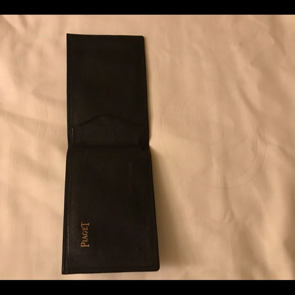 Piaget Ladies Black Leather Wallet